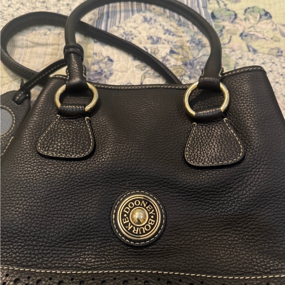 Dooney & Bourke Black Pebbled Leather Shoulder Bag - Picture 9 of 9